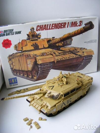 1:35 танки challenger и Т64
