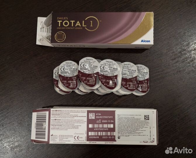 Контактные линзы Alcon Dailies Total1