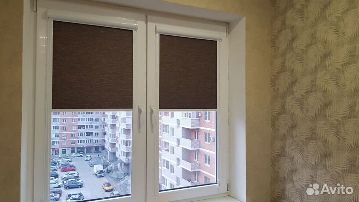 Рулонные шторы день ночь зебра H464