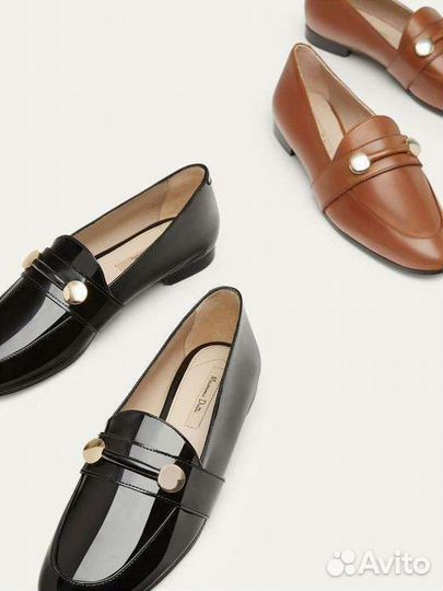 Massimo Dutti мокасины натур.кожа, 40