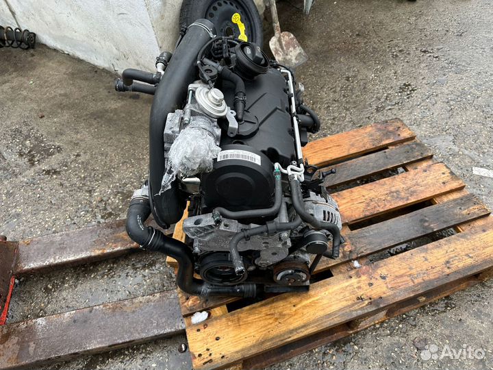 Двигатель BXE seat audi VW passat B6 1.9TDI