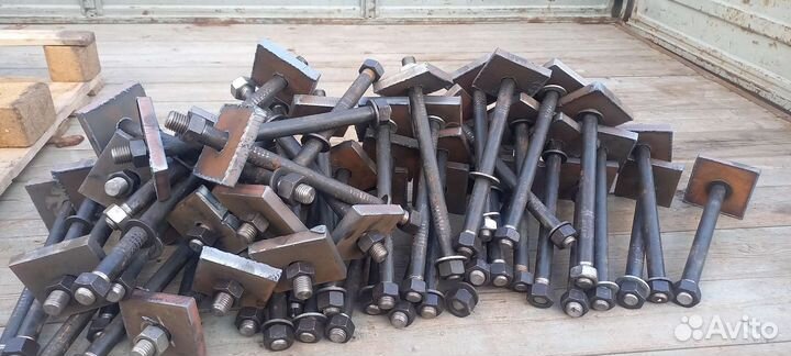 Анкерные болты, фундаментные, шпильки