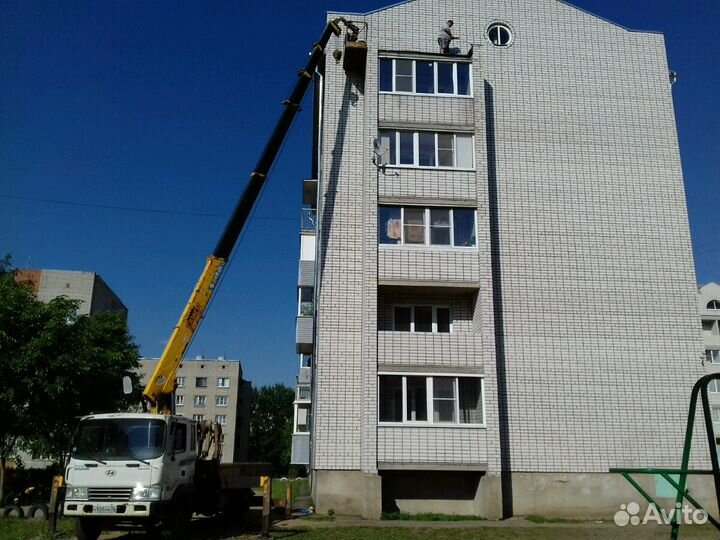 Кран-манипулятор-вышка стрела 7т. 22м