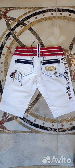 Шорты джинсовые D&G р. 42-48, 100% хлопок
