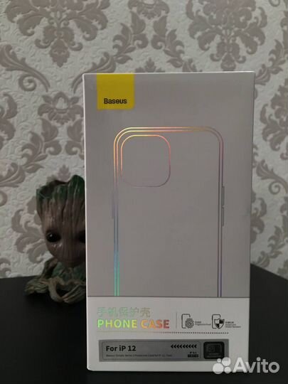 Прозрачный чехол-бампер Baseus для iPhone 12