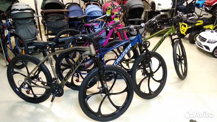 Велосипед на литых дисках