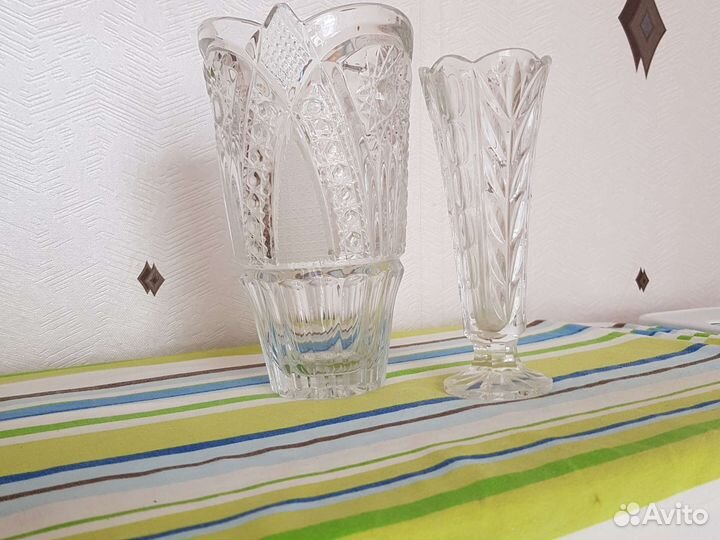 Ваза хрустальная большая СССР