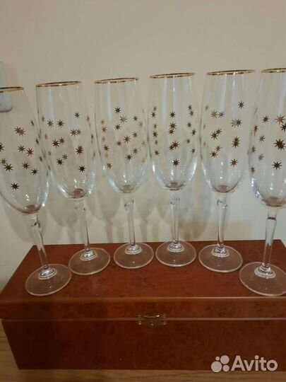 Фужеры высокие