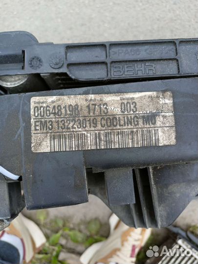 Кассета радиаторов opel