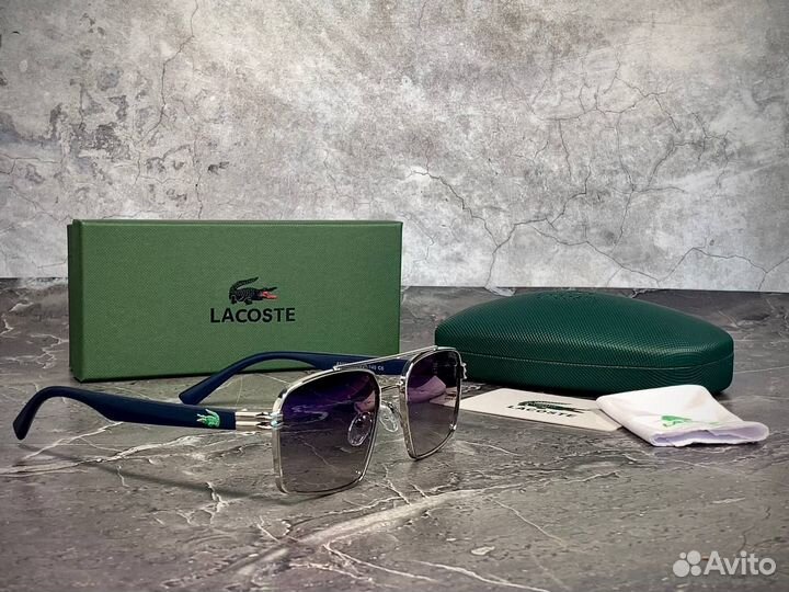 Солнцезащитные очки Lacoste полный комплект