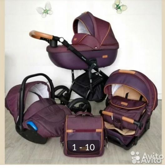 Коляска 3в1 adamex