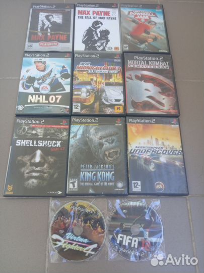 Sony PS2 + 11 игр