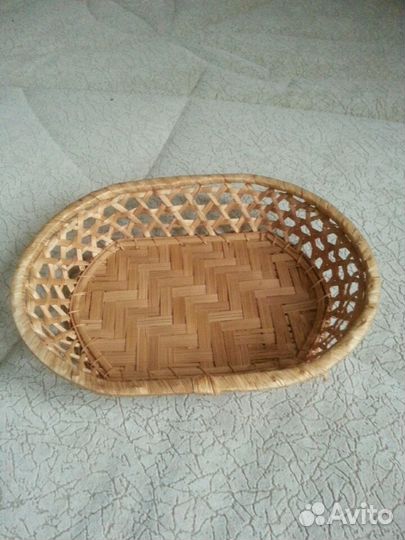 Корзинка плетеная для хлеба или мелочей новая