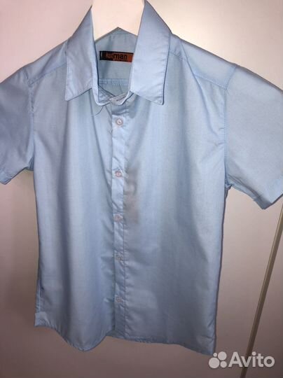 Рубашка голубая для мальчика