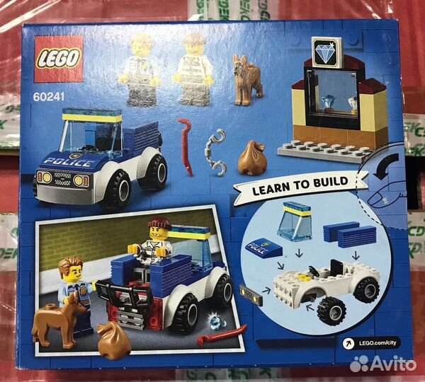 Набор lego City 60241 Полицейский отряд с собакой