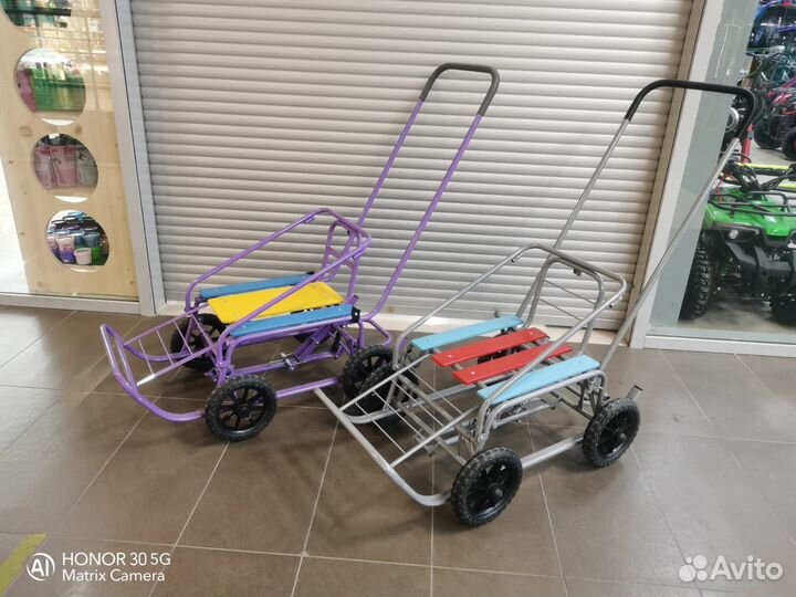 Детские санки с колесами су 13