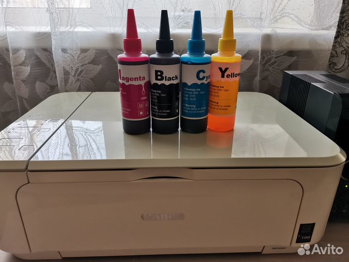 Чернила для струйных принтеров Epson, Canon, HP, B