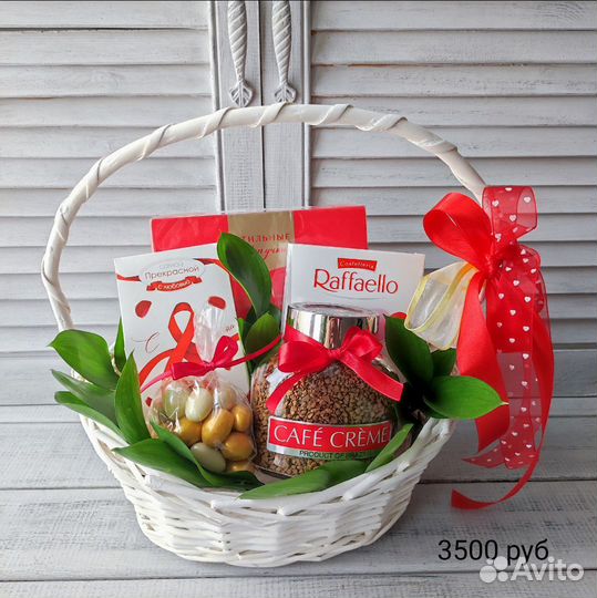 Подарочные корзины Съедобные букеты