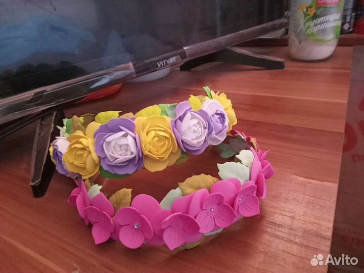 Ободки с цветами