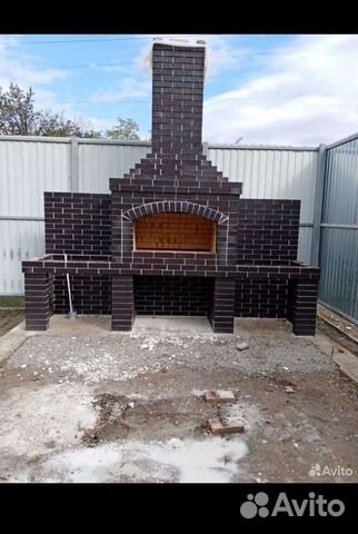 Мангал барбекю печью для казан