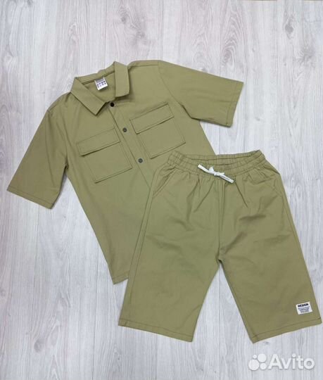 Костюм рубашка шорты