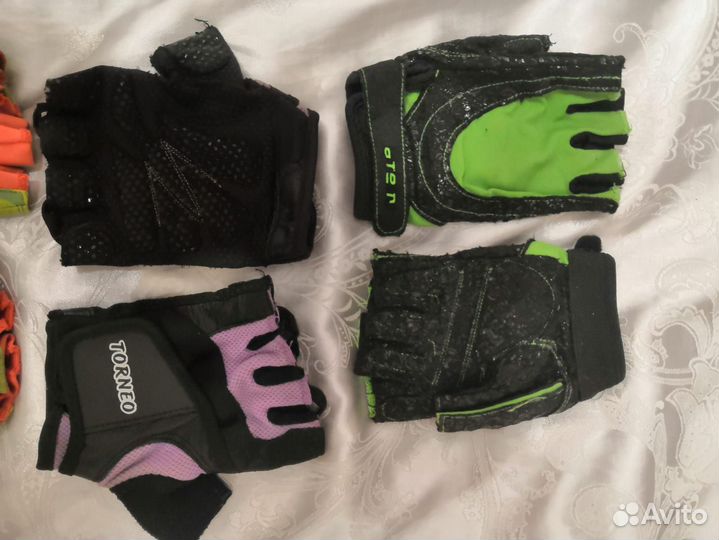Перчатки для фитнеса митенки р S