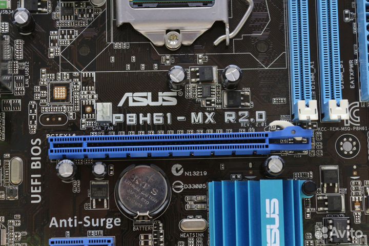Комплект intel core i3-3250 + asus P8H61-MX