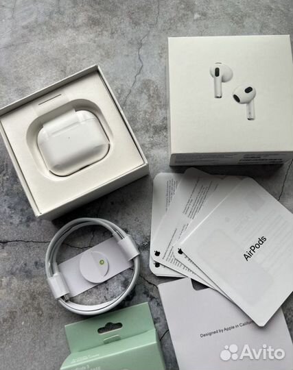 Airpods 2 3 PRO «Оригинал» + Чехол