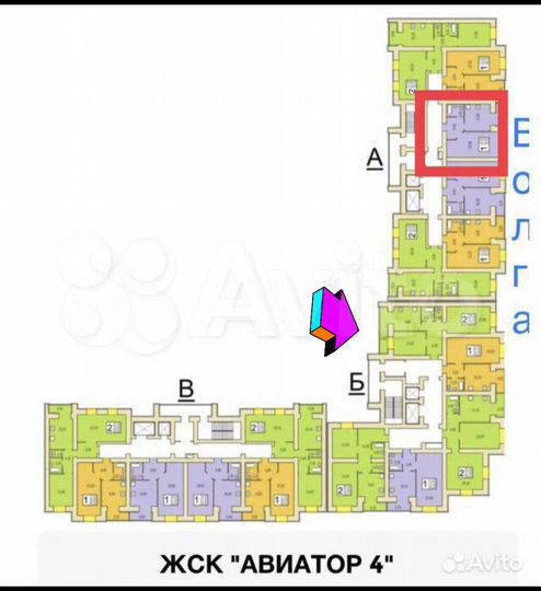2-к. квартира, 56,3 м², 16/16 эт.