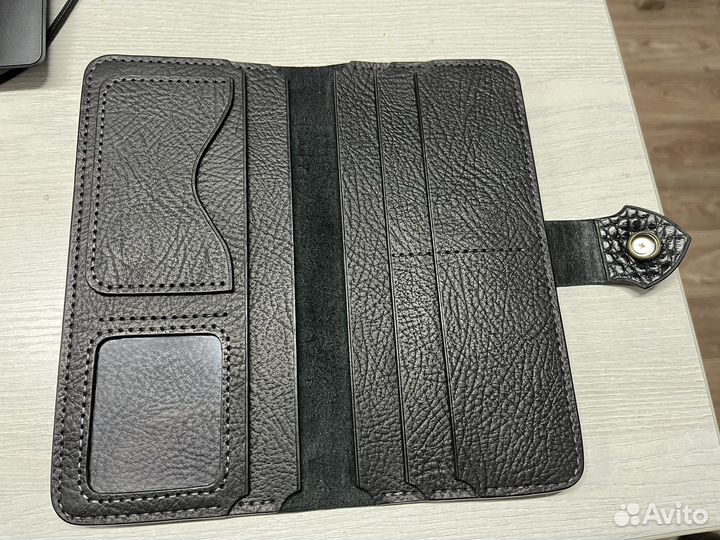 Лонгер из натуральной кожи