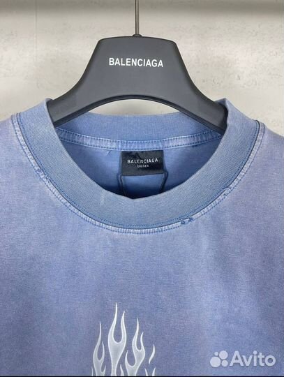 Футболка balenciaga оверсайз