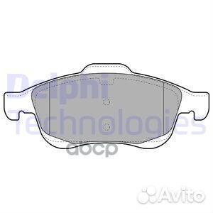 Колодки тормозные дисковые LP2101 Delphi