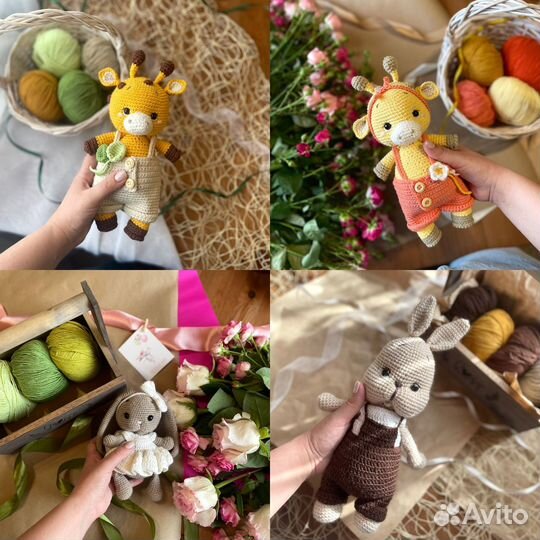 Амигуруми вязаные мягкие игрушки ручной работы