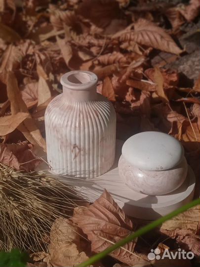 Подарочный набор свеча и ваза