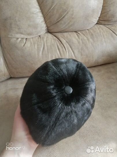 Меховая мужская кепка