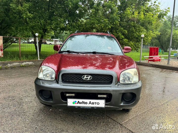 Hyundai Santa Fe 2.4 AT, 2004, 206 000 км