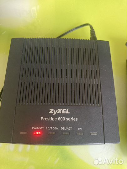 Wi-Fi Роутер Zyxel prestige 600 series + модем