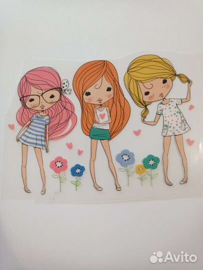 Наклейка для одежды термонаклейка нашивка