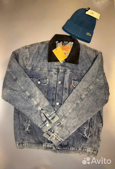 Джинсовая куртка levis and stussy