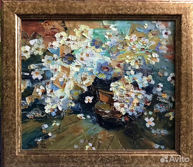 Картина 30 х 35 см в раме, масло