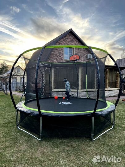 Батут с сеткой Jump Power 8 Ft Pro Inside Basket