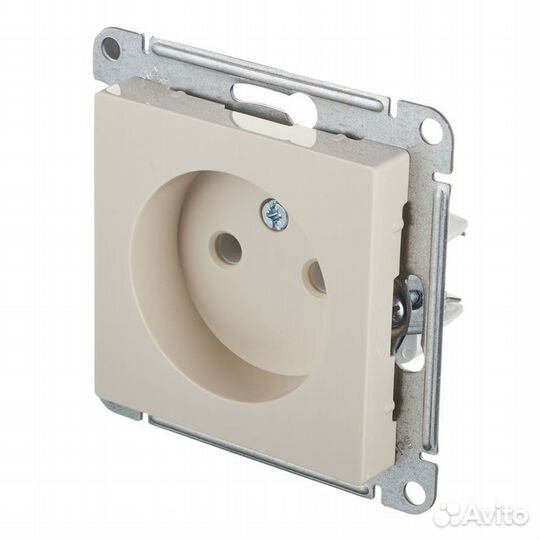 Розетка ATN000241 скрытая установка бежевая без за