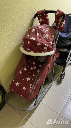 Детские зимние санки