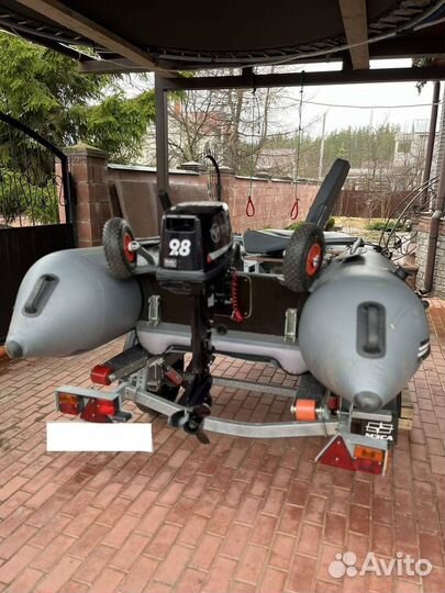 Продам комплект пвх лодку, мотор + прицеп