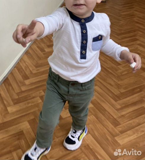 Белая рубашка детская