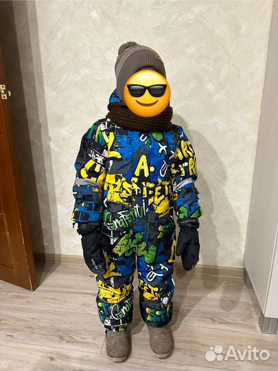 Зимний комбинезон для мальчика 104