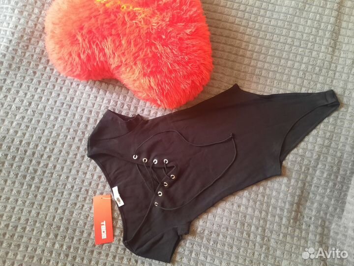 Боди в рубчик