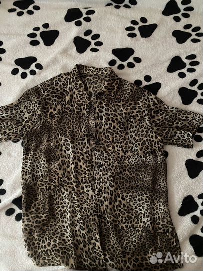 Леопардовая рубашка