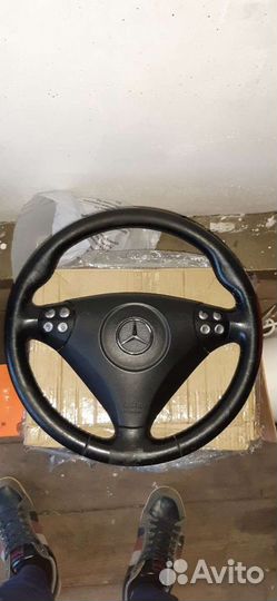 Спорт руль на мерседес w203