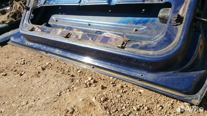 Дверь передняя левая vw passat b3 пассат б3 синяя